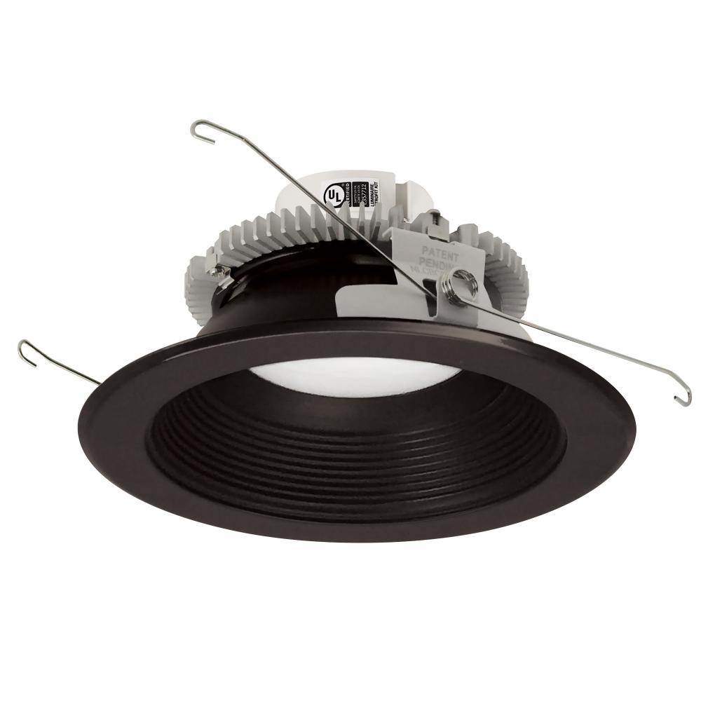 6" Cobalt Click Round Retrofit Baffle, 1000lm / 13.5W, Selectable CCT, Bronze