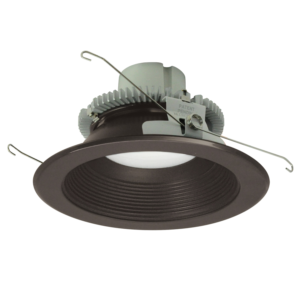 6" Cobalt Click Round Retrofit Baffle, 750lm / 10W, 2700K, Bronze Baffle / Bronze Flange