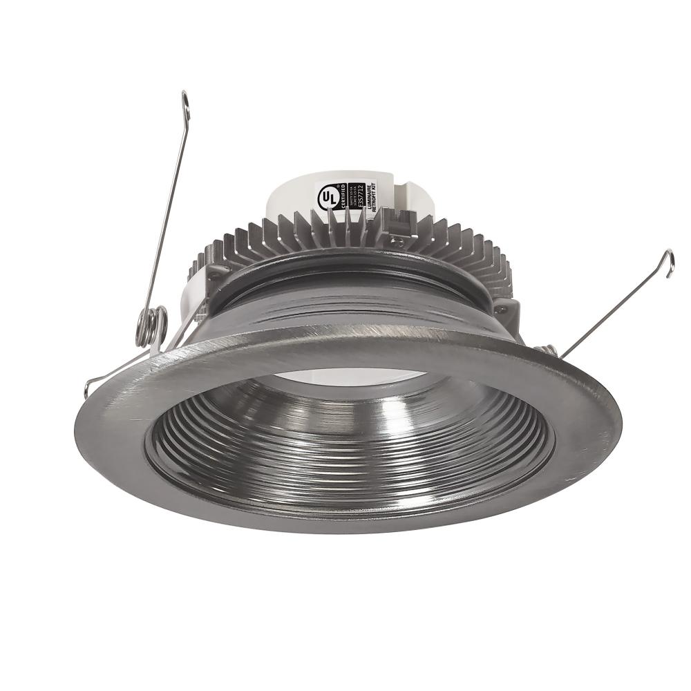 6" Cobalt Click Round Retrofit Baffle, 1000lm / 13.5W, Selectable CCT, Natural Metal