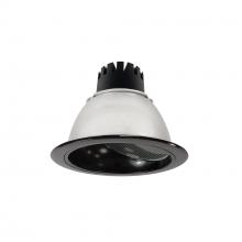 Nora NCR3-66L230NC12BB - 6" Sapphire III Retrofit, Black Wall Wash Reflector/Black Flange, 120-277V; 0-10V Dimming,