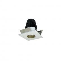 Nora NIOB-1SNGCDXCHMPW - 1" Iolite LED BWF Square Reflector with Round Aperture, 600lm, Comfort Dim, Champagne Haze