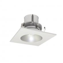 Nora NLCBC2-45335HZW/10LE4EM - 4" Cobalt Click LED Retrofit, Square Reflector with Round Aperture, 1000lm / 12W, 3500K, Haze