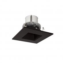 Nora NLCBC2-45635BB/10LE4EM - 4" Cobalt Click LED Retrofit, Square Reflector, 1000lm / 12W, 3500K, Black Reflector / Black