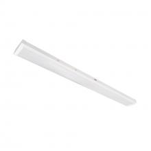 Nora NLWPSW-4L334W/EMMS - 4' LED Wraparound with Selectable Lumens & CCT, White Finish, Integral Motion Sensor & Emergency