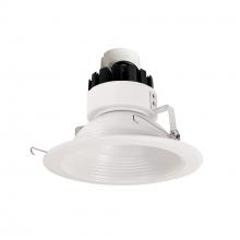 Nora NRMC3-62L135FWW - 6" Marquise III Retrofit, White Baffle/White Flange, 120-277V; 0-10V Dimming, 1300lm / 12W,