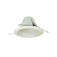 Nora NTM-716WAL - 6" Air-Tight Aluminum Shallow Baffle Cone, White