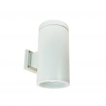 Nora NYLD2-6W10130WWW - 6" Cobalt Wall Mount Cylinder, White, 1000L, 3000K, White Reflector, 120V Triac/ELV Dimming