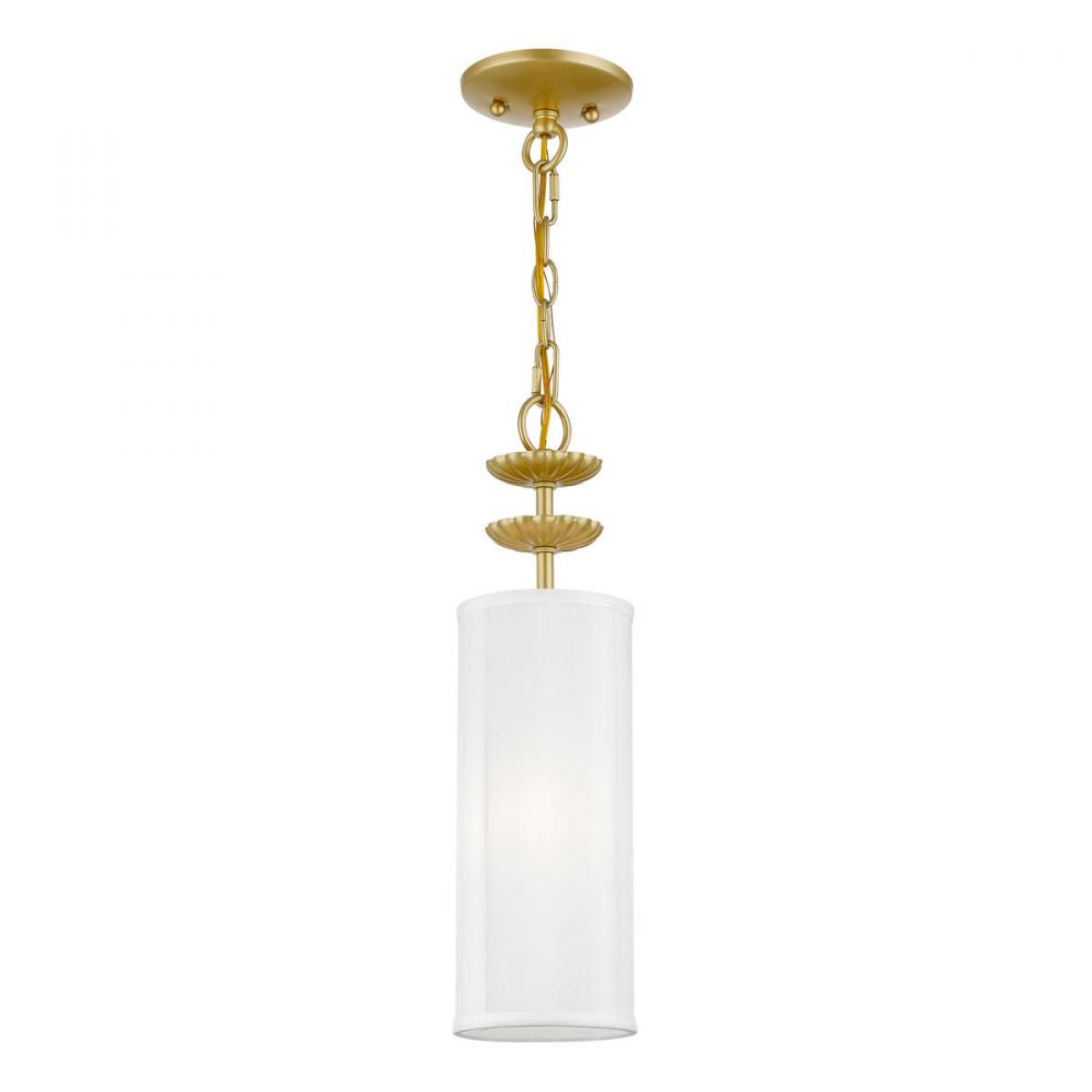 1 Light Soft Gold Mini Pendant