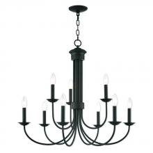 Livex Lighting 42687-07 - 9 Lt BZ Chandelier