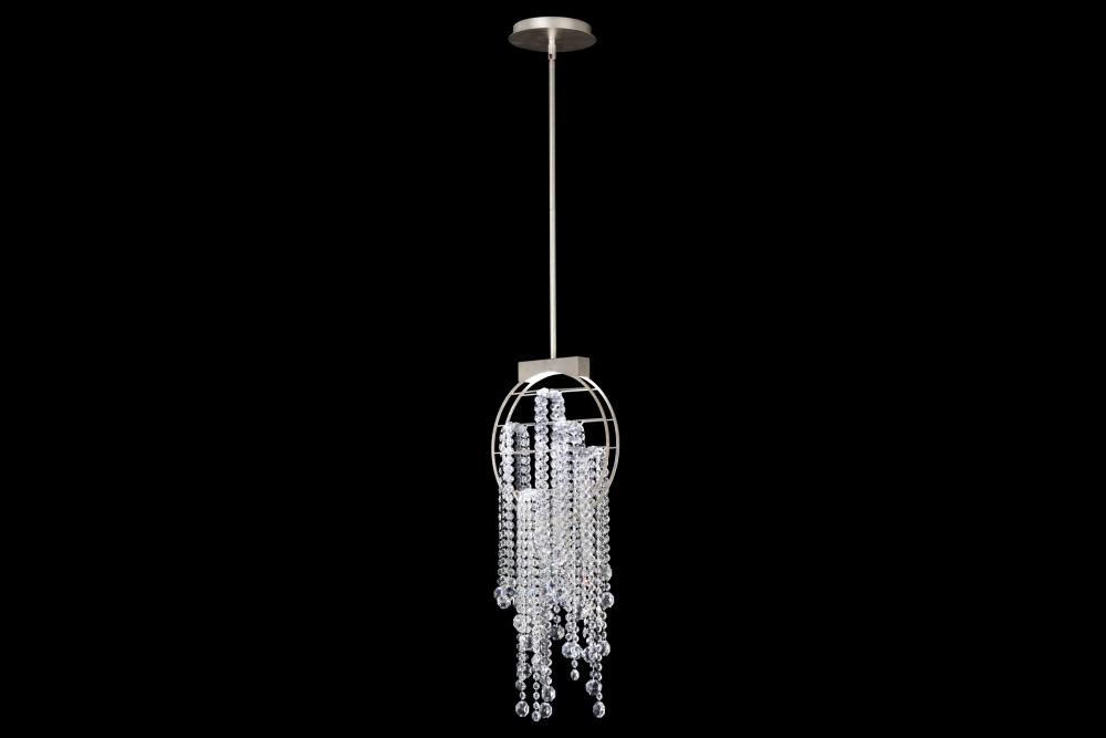 Fantasia 30in LED 3000K/3500K/4000K 120V-277V Pendant in Heirloom Gold with Clear Radiance Crystal