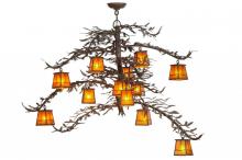 Meyda Blue 113655 - 48" Wide Pine Branch Valley View 12 Light Chandelier