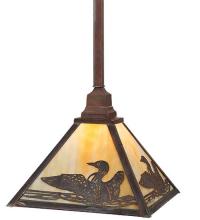 Meyda Blue 115196 - 12"Sq Loon Pendant