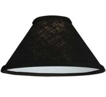 Meyda Blue 136239 - 9.25"W X 5"H Faille Black Fabric Shade