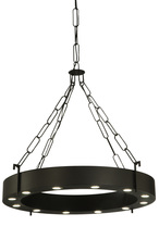 Meyda Blue 138986 - 34"W Bangle W/LED Downlights Pendant