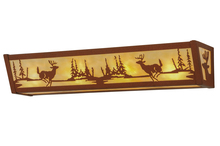 Meyda Blue 14263 - 24"W Deer at Lake Vanity Light