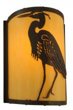 Meyda Blue 146243 - 8" Wide Heron Wall Sconce