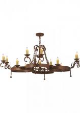 Meyda Blue 148577 - 60"W Andorra 12 LT Chandelier