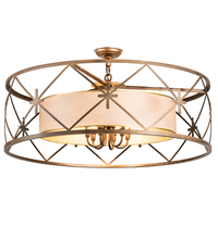 Meyda Blue 201258 - 36" Wide Penelope 6 Light Pendant