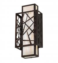 Meyda Blue 217647 - 8" Wide Quadrato Rich Umador Wall Sconce