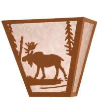 Meyda Blue 23946 - 13" Wide Moose Creek Wall Sconce