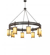 Meyda Blue 243019 - 82" Wide Beartooth 8 Light Chandelier