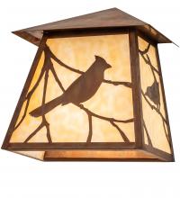 Meyda Blue 243782 - 12" Wide Stillwater Song Bird Wall Sconce