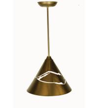 Meyda Blue 50919 - 12"W Cone Mountain View Pendant