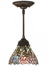 Meyda Blue 82422 - 7" Wide Wisteria Mini Pendant