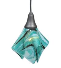 Meyda Blue 99131 - 9" Wide Handkerchief Wildgen Mini Pendant