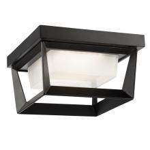 Artcraft AC9186BK - Waterbury 12W LED Outdoor Flush Mount Black