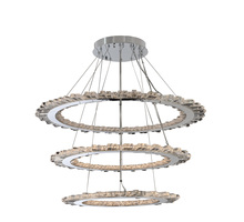 Anzalone Electric and Lighting Items 032754-010-FR001 - Quasar (28+34+42) Inch 3 Tier Pendant