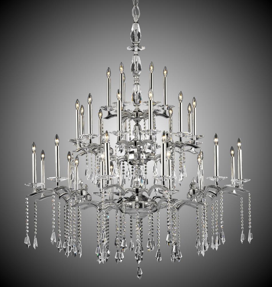 6+12+18 Light Three Tier Kaya Chandelier