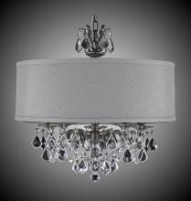 American Brass & Crystal CH6512-ALN-01G-PI-GL - 5 Light Llydia Chandelier