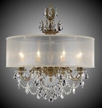 American Brass & Crystal CH6542-ALN-01G-PI-GL - 8 Light Llydia Chandelier