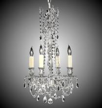 American Brass & Crystal CH9211-A-01G-PI - 4 Light Biella Chandelier