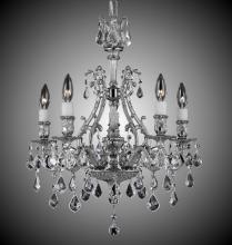 American Brass & Crystal CH9630-A-01G-PI - 5 Light Chateau Chandelier