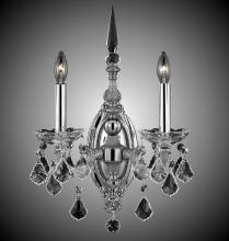 American Brass & Crystal WS9392-A-01G-PI - 2 Light Venetian Wall Sconce