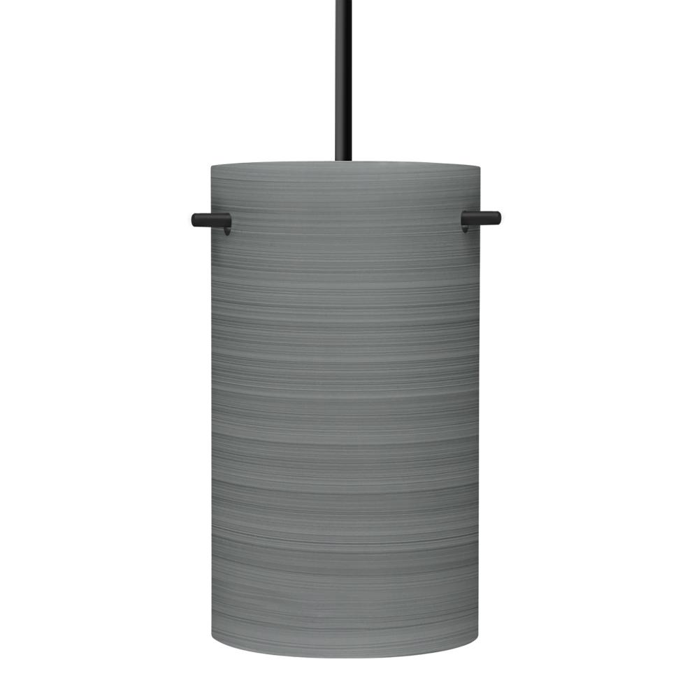 Besa Tamburo 5 Pendant, Titan, Black Finish, 1x11W LED