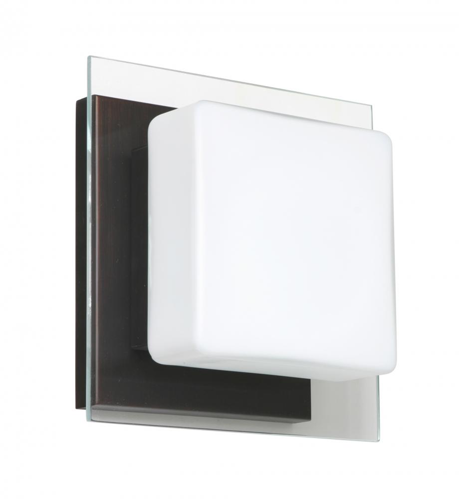 Besa Wall Alex Bronze Opal/Clear 1x50W G9