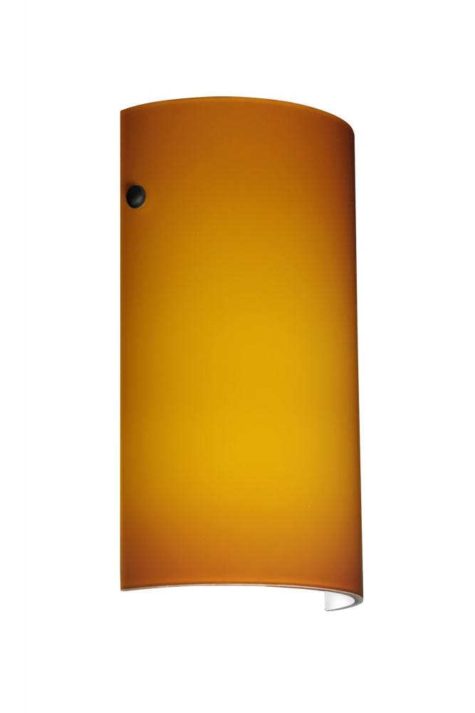 Besa Tamburo LED Wall Amber Matte Black 1x8W LED