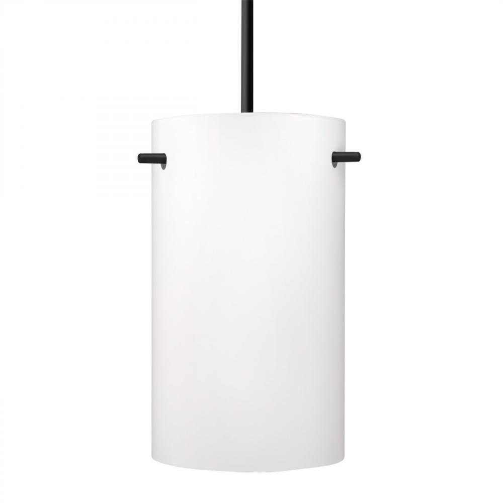 Besa Tamburo 5 Pendant, Opal Matte Black Finish, 1x11W LED