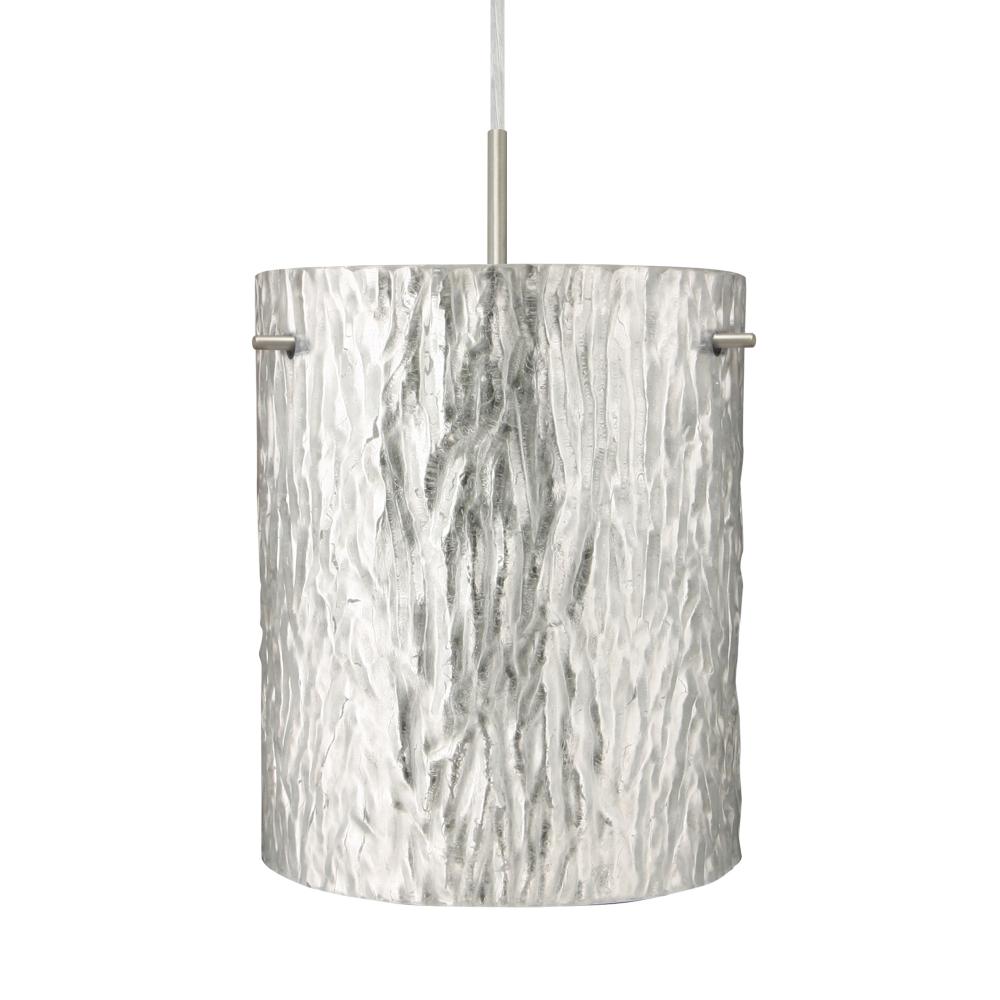 Besa Tamburo 8 Pendant, Stone Gold Foil, Black Finish, 1x11W LED