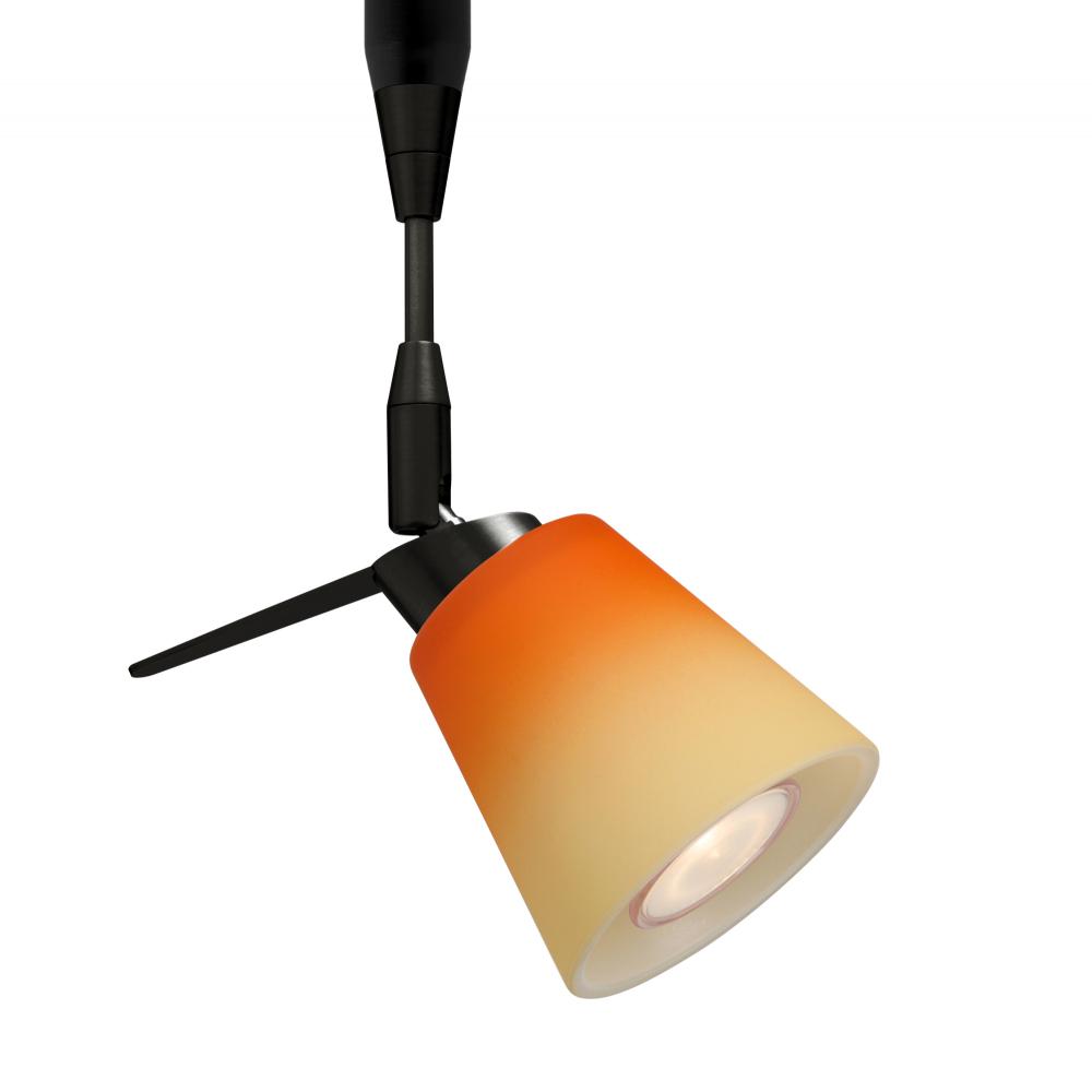 Besa Spotlight Canto 3 Black Bicolor Orange/Pina 1x3W LED