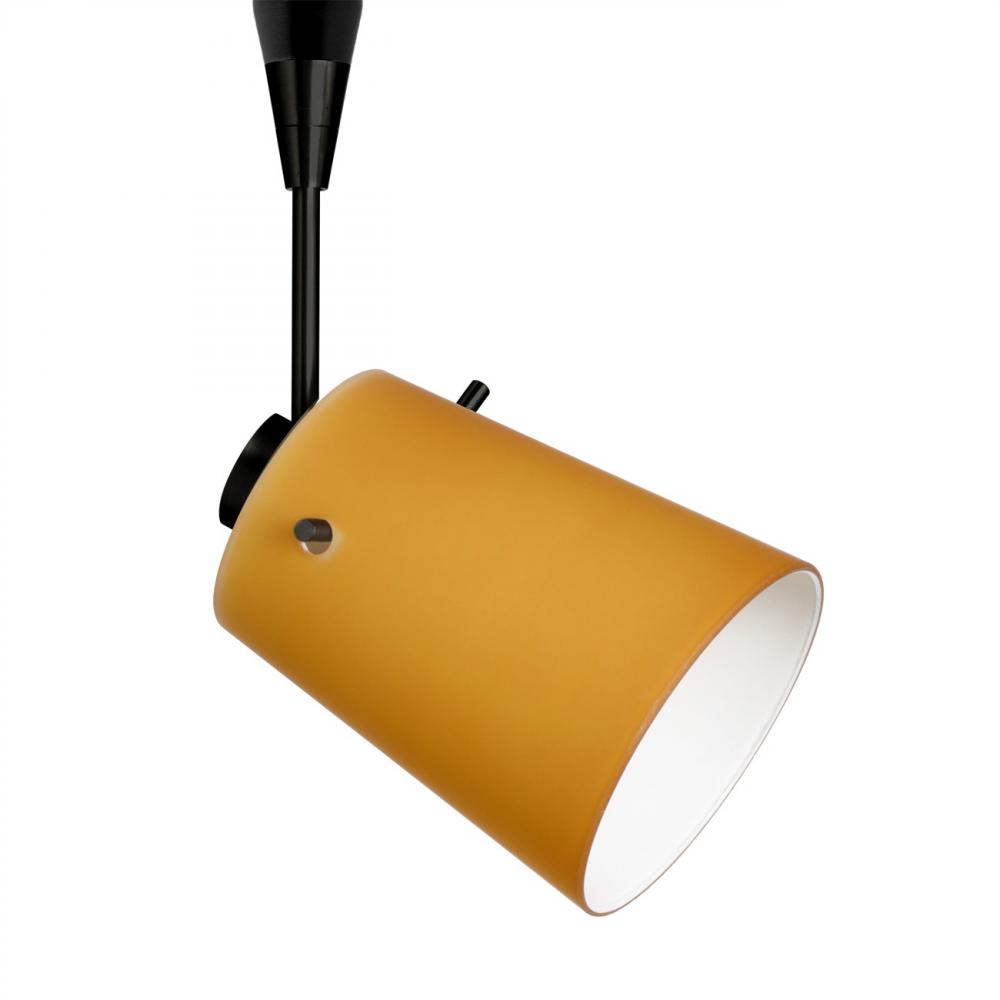 Besa, Tammi Spotlight, Amber Matte, Black Finish, 1x7W LED