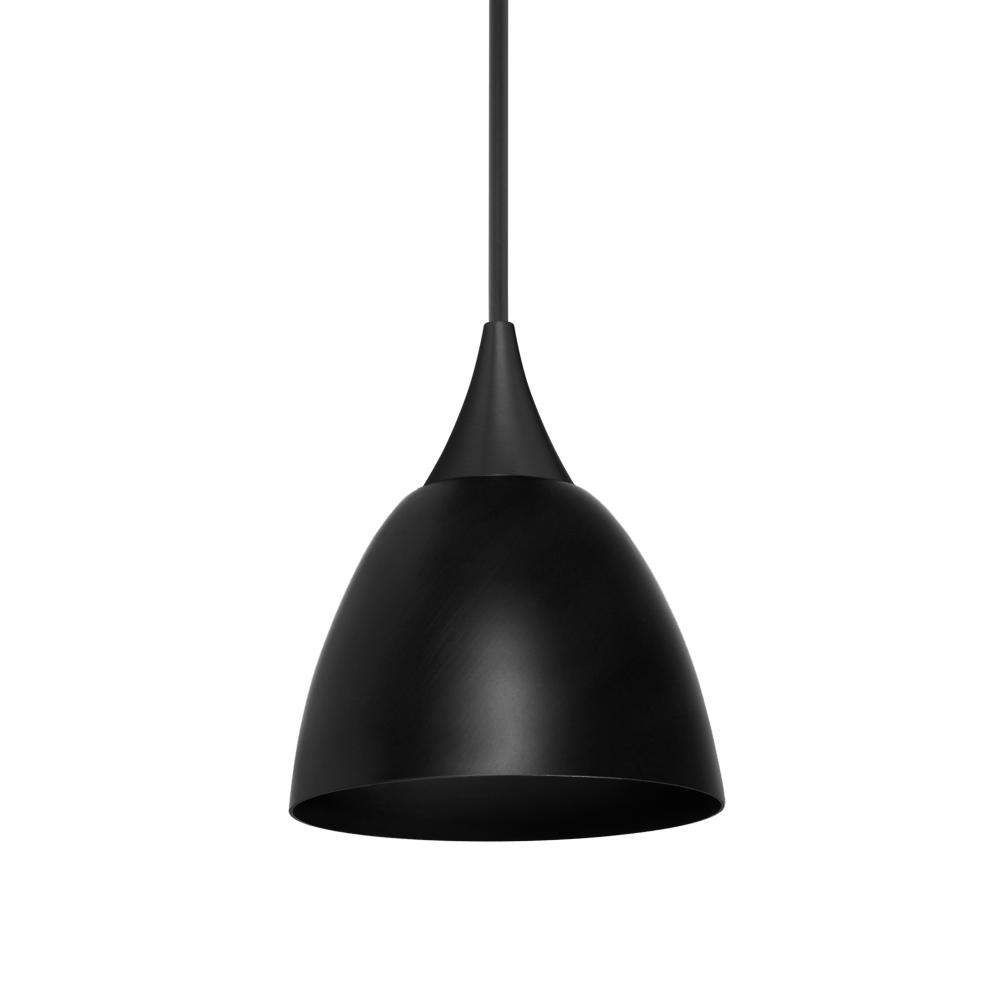 Besa, Divi Cord Pendant, Metal Black, Black Finish, 1x9W LED