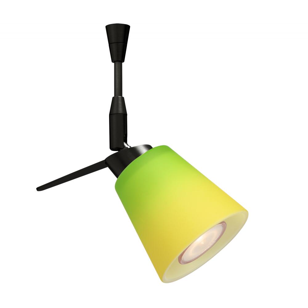 Besa Spotlight Canto 3 Black Bicolor Green/Yellow 1x3W LED