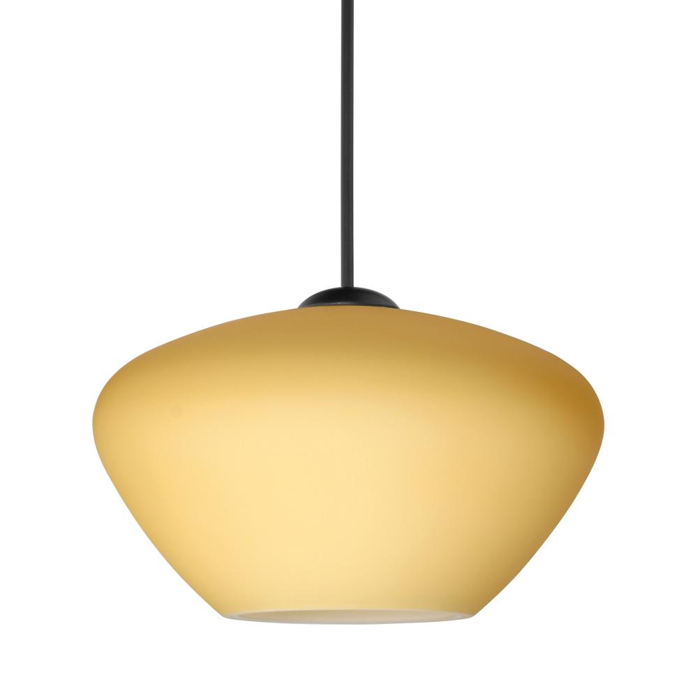 Besa Pendant For Multiport Canopy Peri, Black Finish, Vanilla Matte 1x5W LED