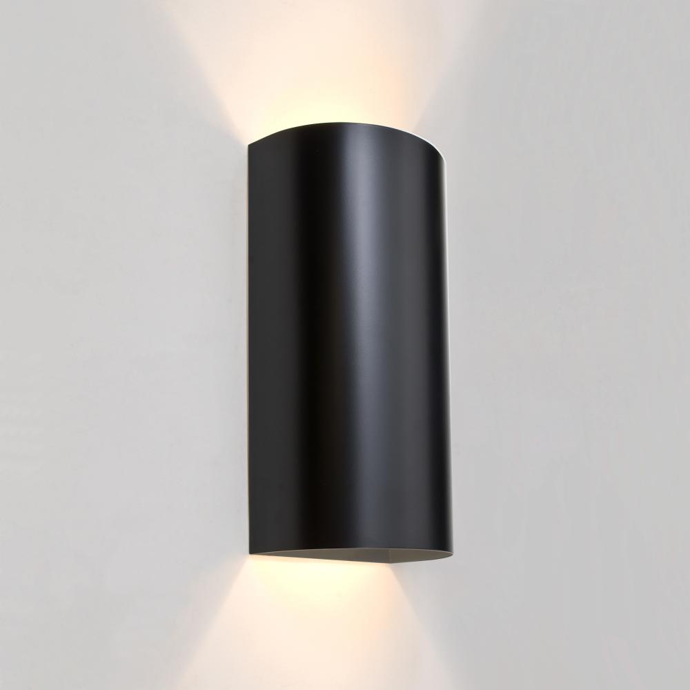 Besa Zoro Sconce, Black Finish, 2x11W LED