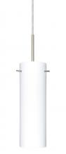 Besa Lighting 1BC-493007-SN - Besa Copa Pendant Satin Nickel Opal Matte 1x50W Candelabra