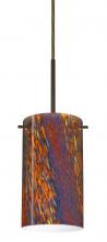 Besa Lighting 1BT-4404CE-BR - Besa Stilo 7 Pendant Bronze Ceylon 1x50W Candelabra